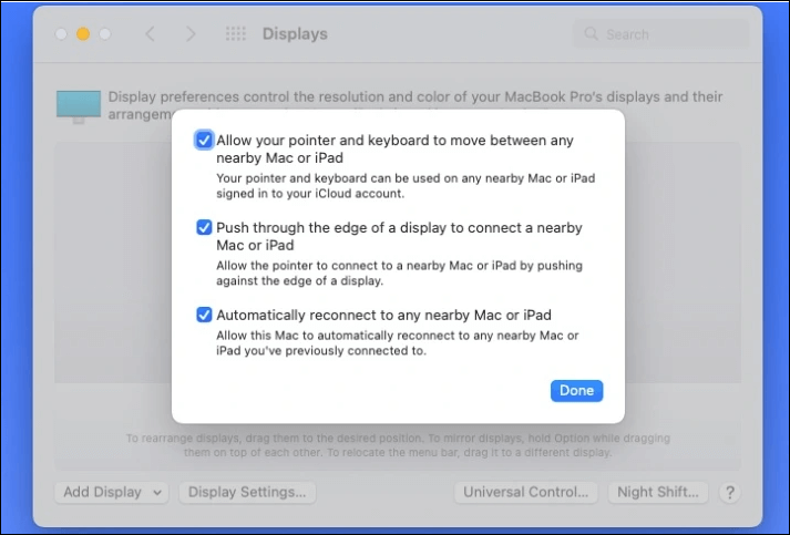 Allow your pointer