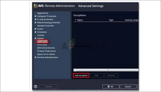 avg remote admin