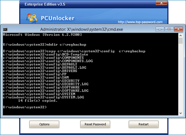 backup register