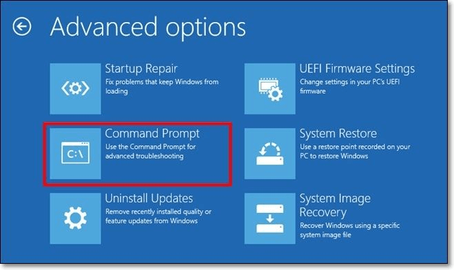 choose command prompt