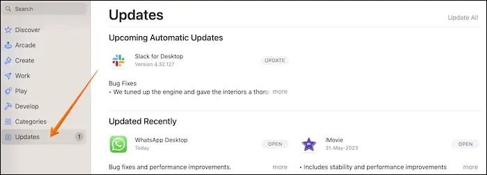 click Update