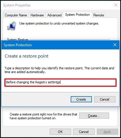type a descriptive name