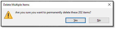 delete multiple