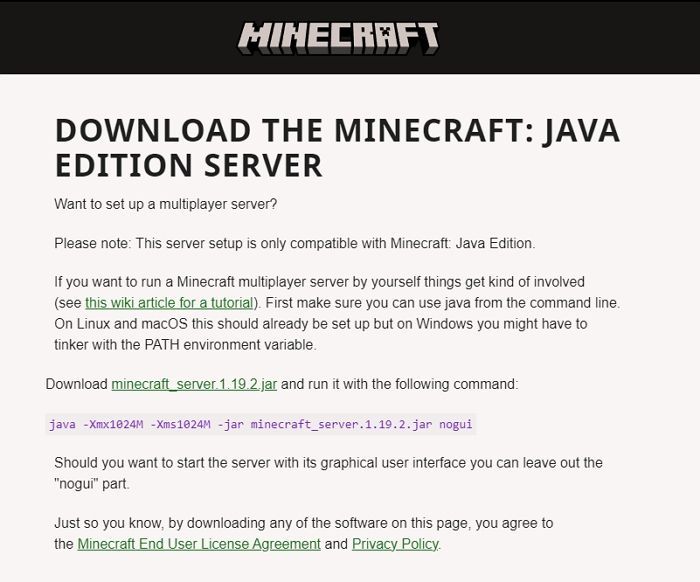Download Minecraft Java Edition