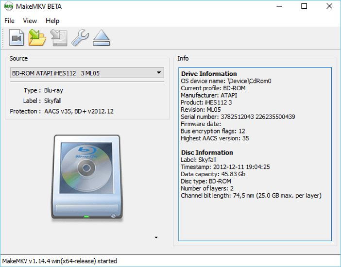 MakeMKV DVD Backup