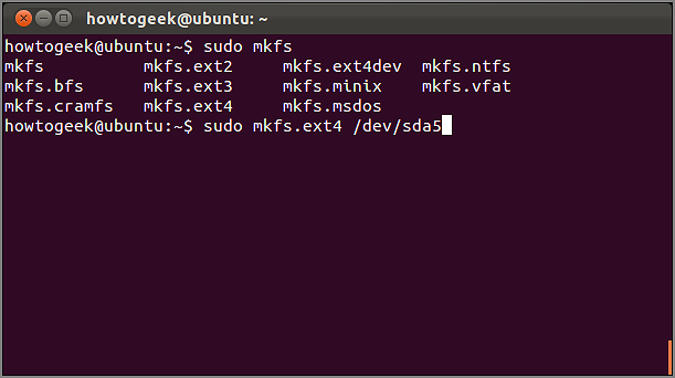 fdisk-format-partition