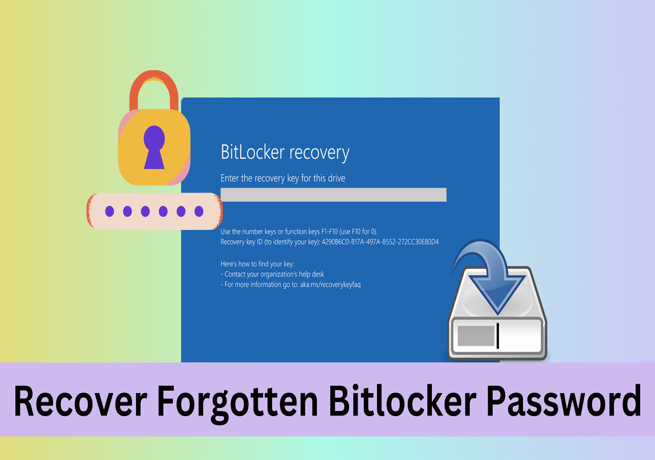 recover forgotten bitlocker password