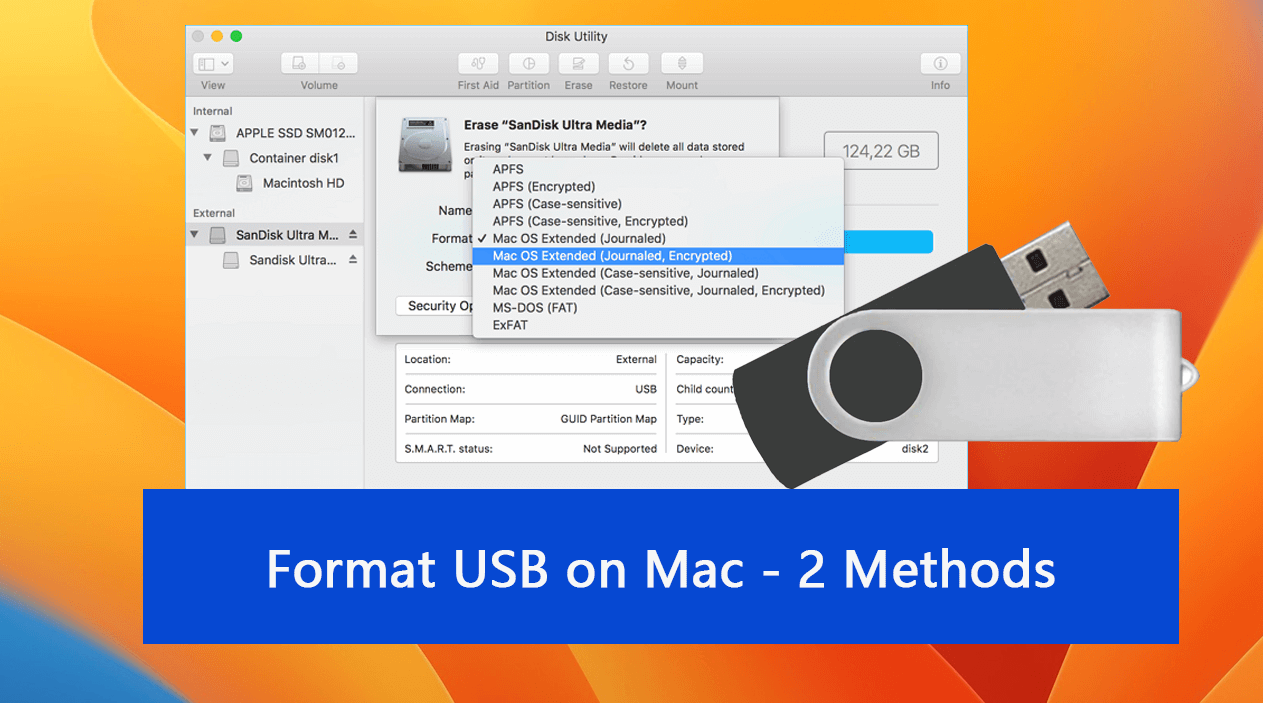 Format USB on Mac