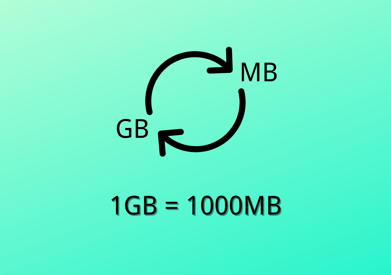 How many megabytes in a gigabyte