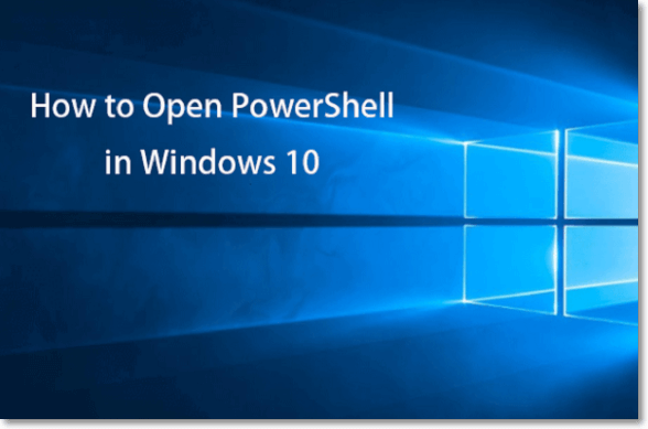 how to open powershell windows 10