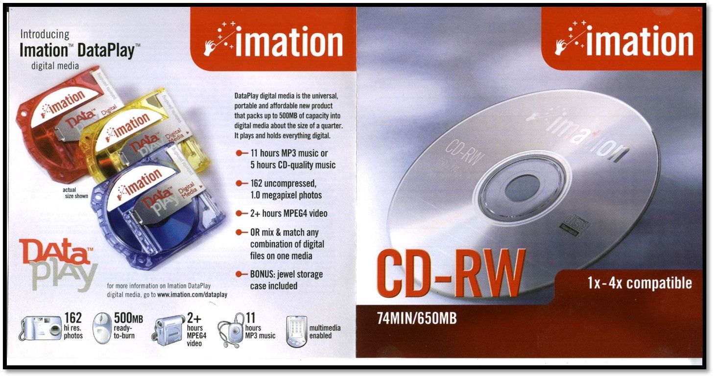 Imation's 650MB CD-RW Disc