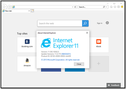 Internet Explorer 11