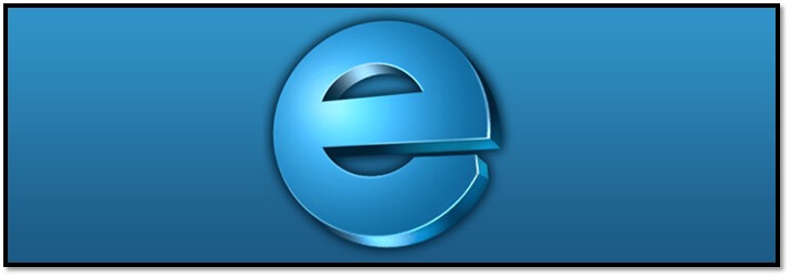 internet explorer banner