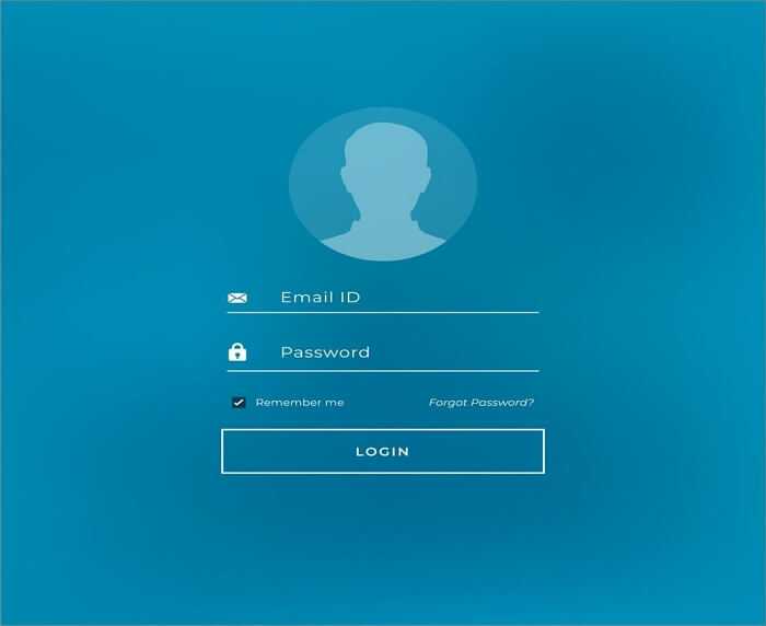 log as admin