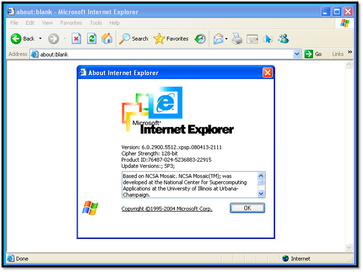 Internet Explorer 6