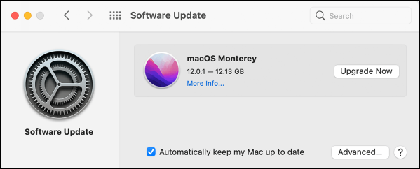 Monterey Update