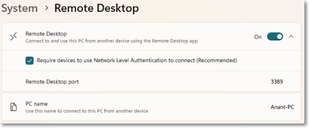 nla for remote desktop