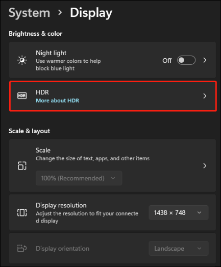 open hdr