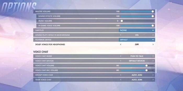 check the audio settings
