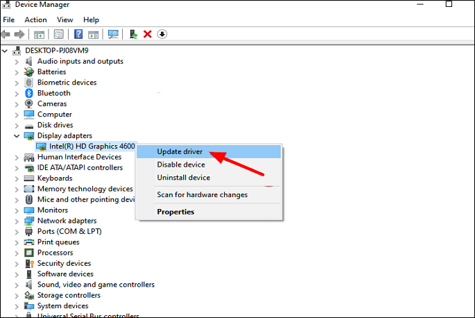 Update Driver