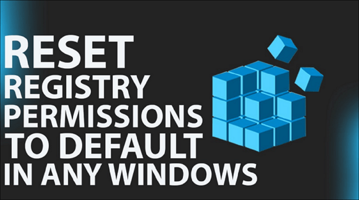 reset registry in windows 10