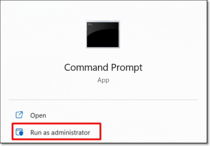 run as administrator