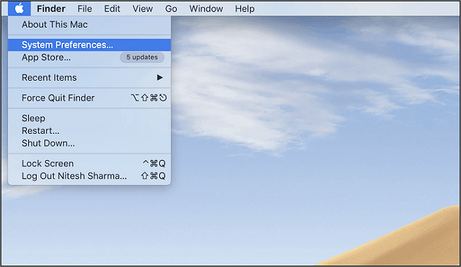 system preferences