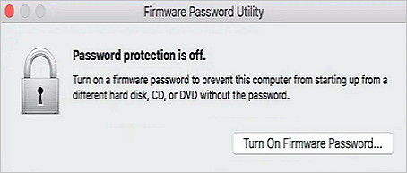 turn off firmware password