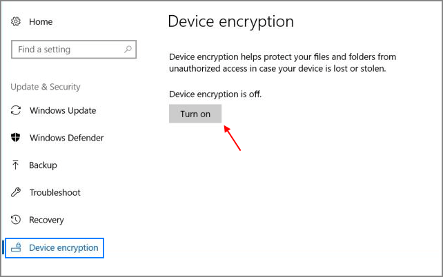 device encryption