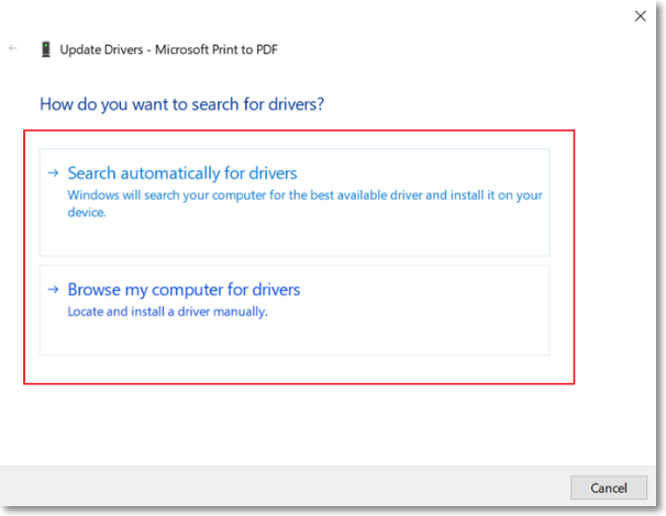update your printer drivers