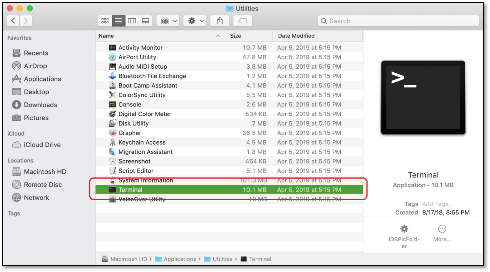 What Is The Mac Terminal Qiling
