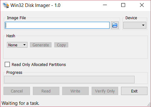 Win32 Disk Imager