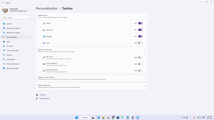windows 11 ungroup taskbar