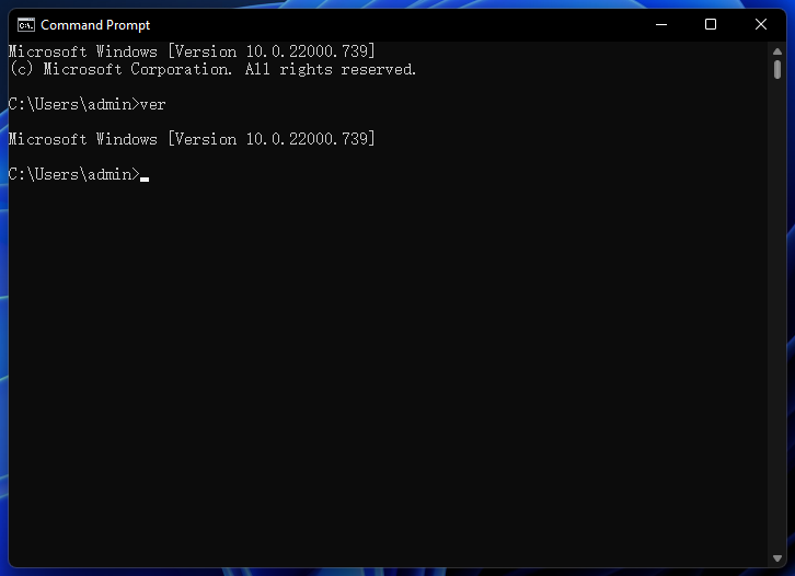 Windows command prompt