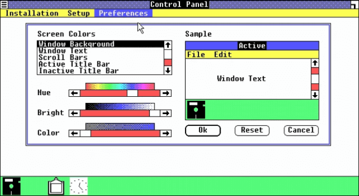 windows control panel 1.0