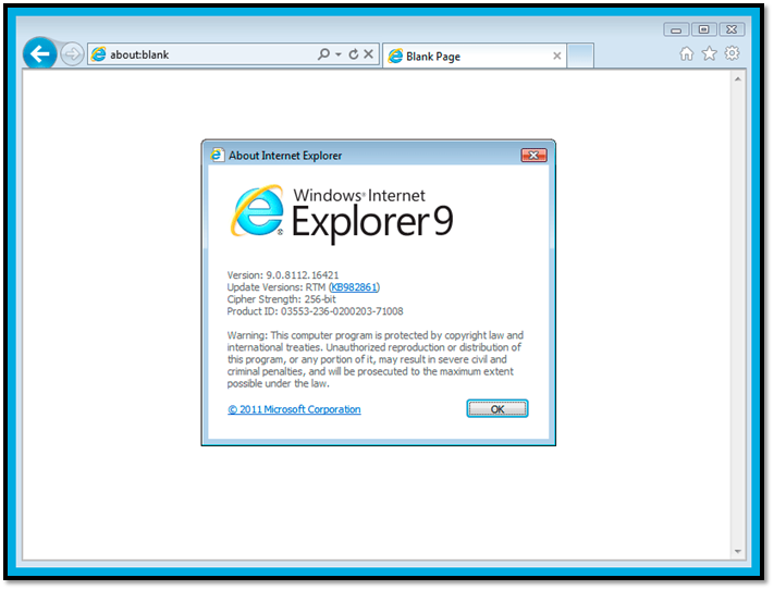 Internet Explorer 9