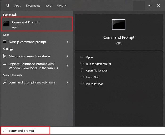windows run command prompt