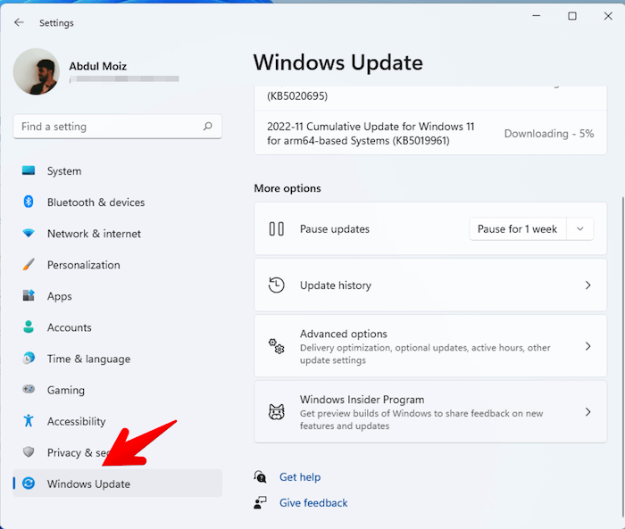 windows update