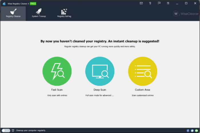 wise registry cleaner