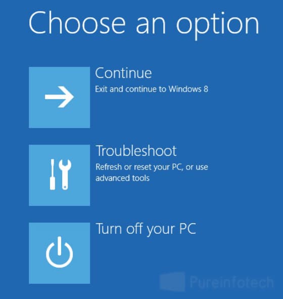 your pc ran into a problem and needs to restart windows 8 solution