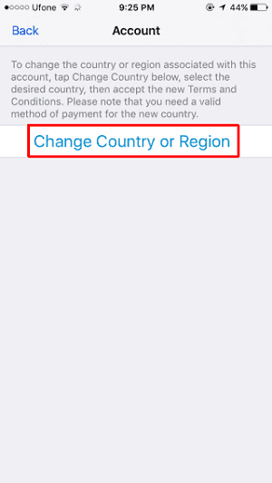 How to change App Store country/region on iPhone X/8/8 Plus in iOS 11