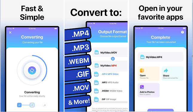 Convert iPhone video with the Video Converter