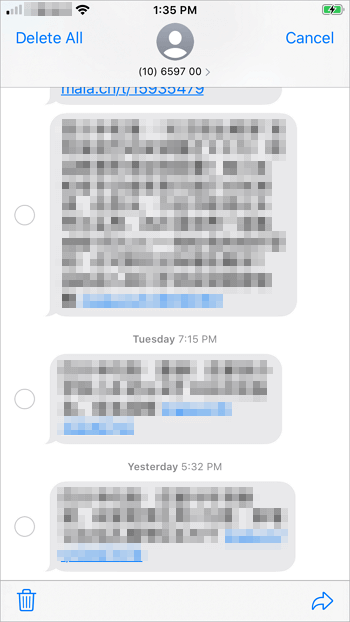 How to copy an entire text conversation on iPhone