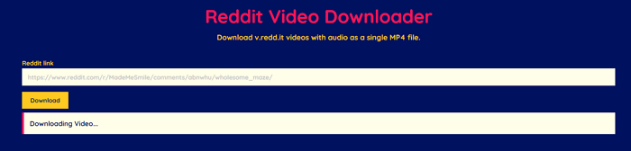Download Reddit videos online