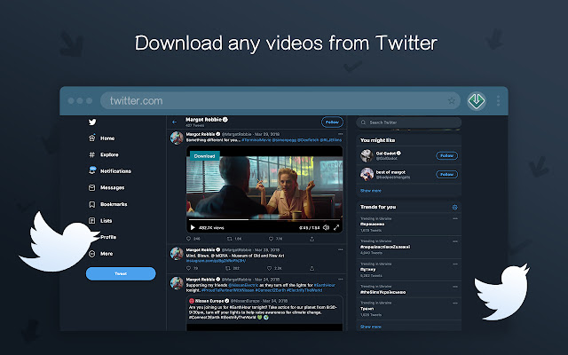 Download videos with video downloader 