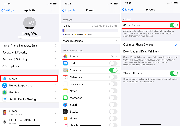How to disable iCloud Photos on iPhone