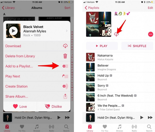 How to put music on iPad from Apple Music
