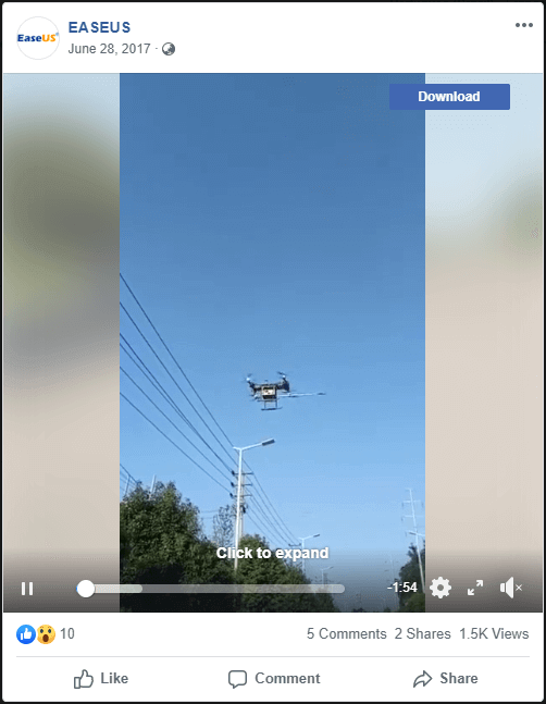 How to save a video from Facebook using browser extension