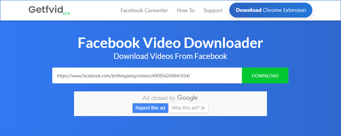 Rip videos from Facebook with online video downloader 