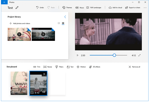 How to edit iPhone videos on Windows 10